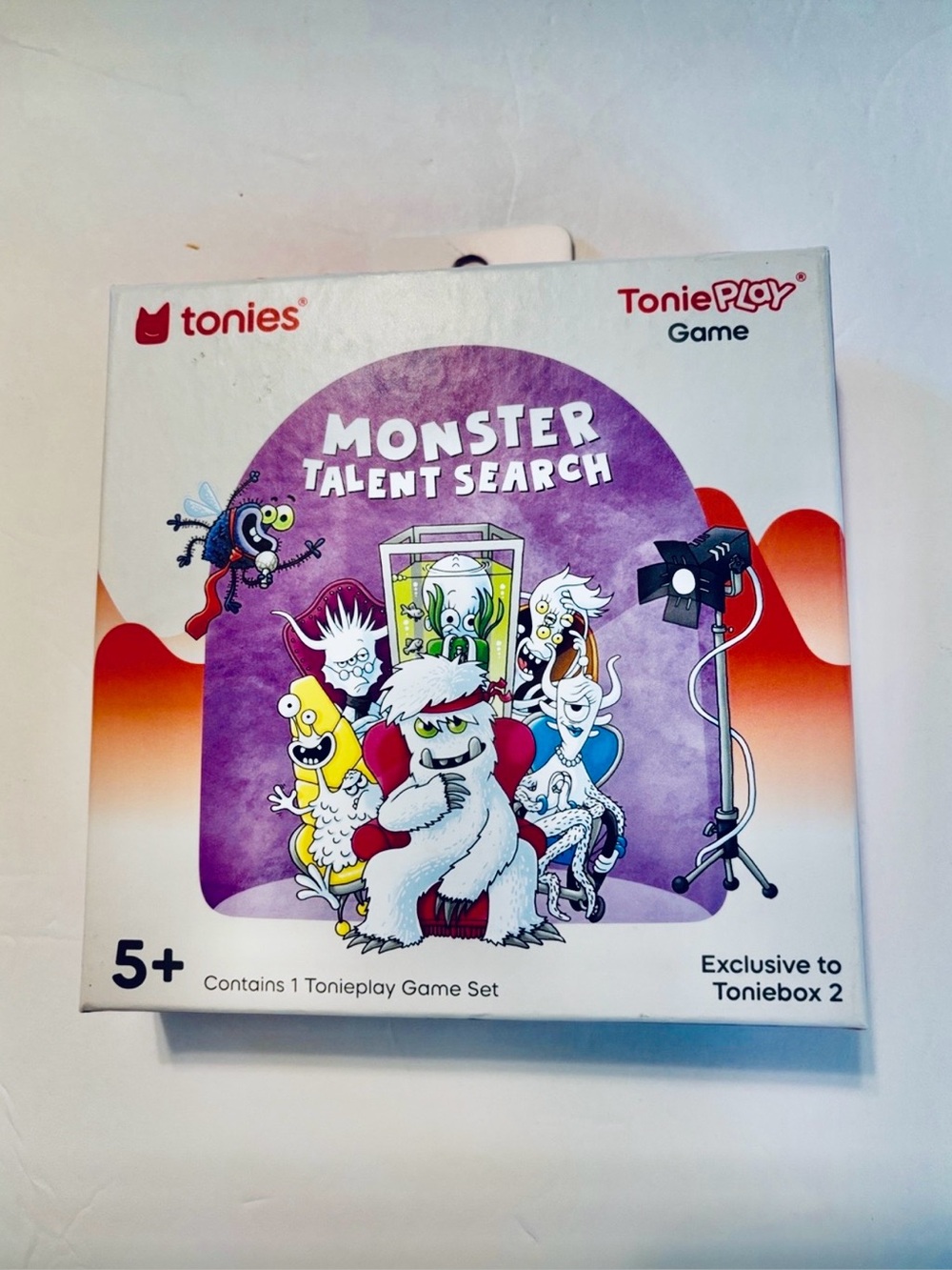 Tonies ToniePlay Monster Talent Search Game - Purple